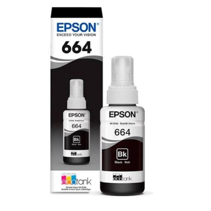 BOTELLA DE TINTA EPSON T664-NEGRO