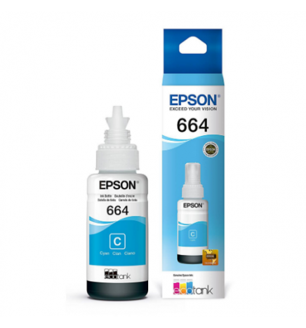 BOTELLA DE TINTA EPSON T664-CIAN